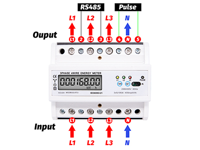 Medidor de Energia Trifásico, DTS8558A